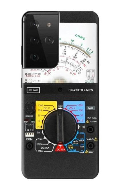 S2660 Analog Multimeter Graphic Printed Case For Samsung Galaxy S21 Ultra 5G