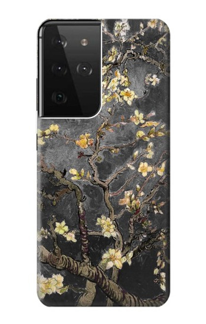 S2664 Black Blossoming Almond Tree Van Gogh Case For Samsung Galaxy S21 Ultra 5G