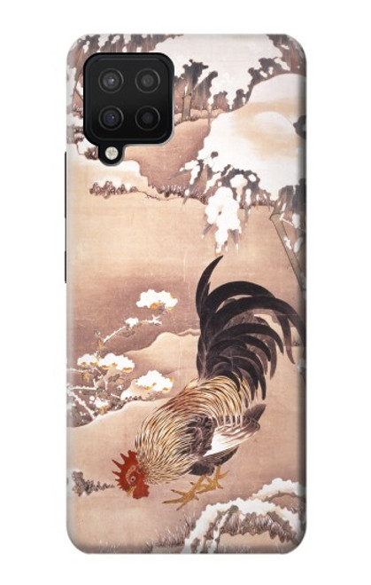 S1332 Ito Jakuchu Rooster Case For Samsung Galaxy A12