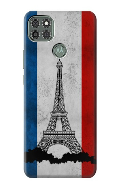 S2859 Vintage France Flag Eiffel Tower Case For Motorola Moto G9 Power