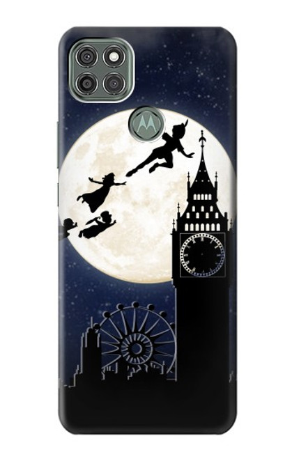 S3249 Peter Pan Fly Full Moon Night Case For Motorola Moto G9 Power