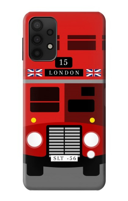 S2058 England British Double Decker Bus Case For Samsung Galaxy A32 5G