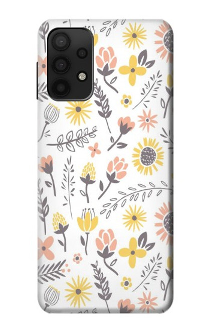 S2354 Pastel Flowers Pattern Case For Samsung Galaxy A32 5G