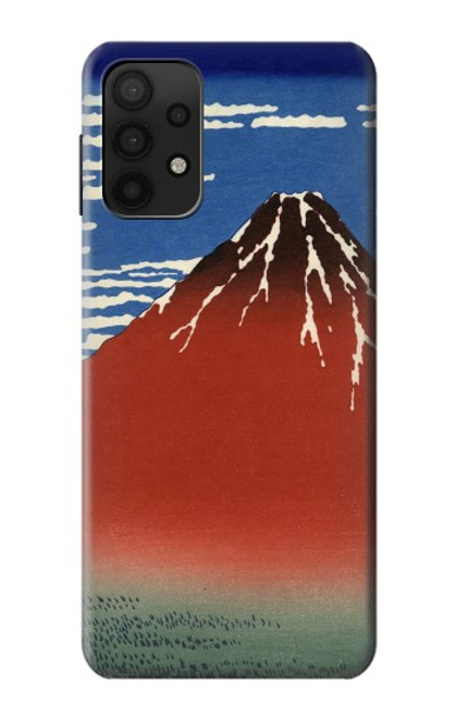 S2390 Katsushika Hokusai Red Fuji Case For Samsung Galaxy A32 5G