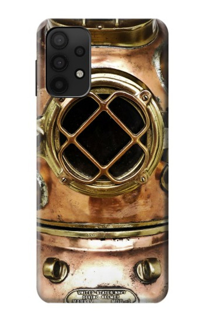 S2412 Vintage Deep Sea Diving Helmet Case For Samsung Galaxy A32 5G