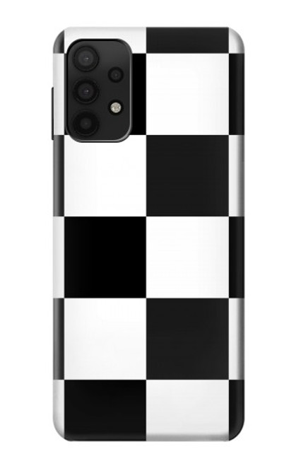 S2492 Black and White Check Case For Samsung Galaxy A32 5G