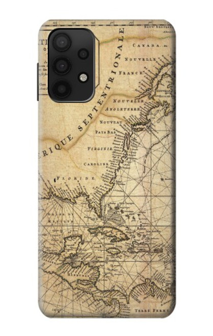 S2506 Exploration North America Map Case For Samsung Galaxy A32 5G