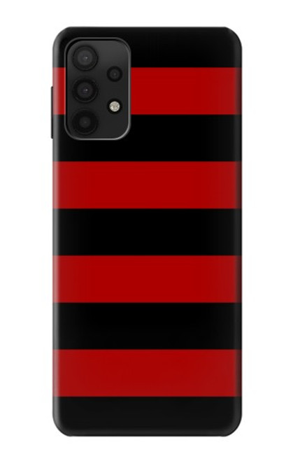 S2638 Black and Red Striped Case For Samsung Galaxy A32 5G