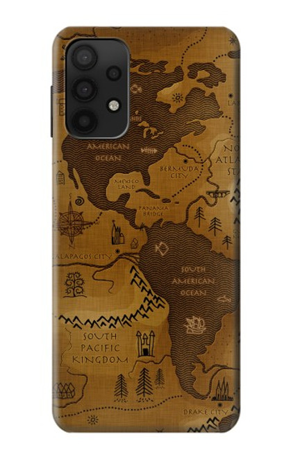 S2861 Antique World Map Case For Samsung Galaxy A32 5G