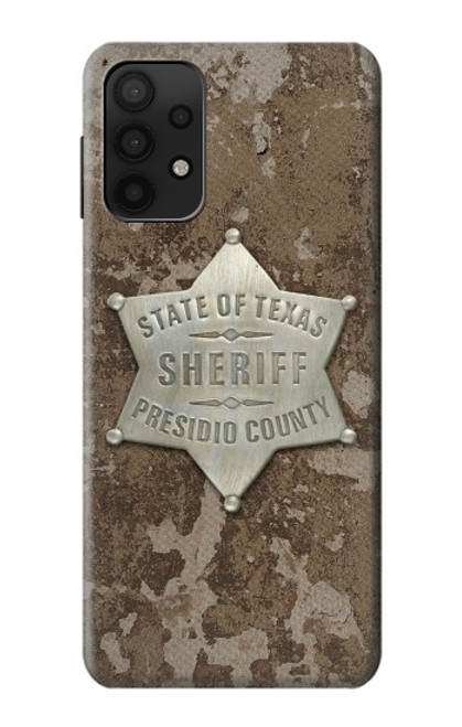 S2868 Texas Presidio County Sheriff Badge Case For Samsung Galaxy A32 5G