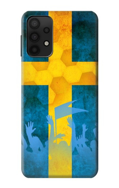 S2990 Sweden Football Soccer Case For Samsung Galaxy A32 5G