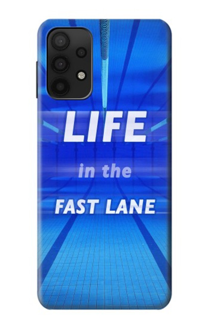 S3136 Life in the Fast Lane Swimming Pool Case For Samsung Galaxy A32 5G