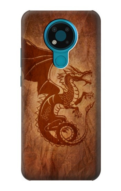 S3086 Red Dragon Tattoo Case For Nokia 3.4