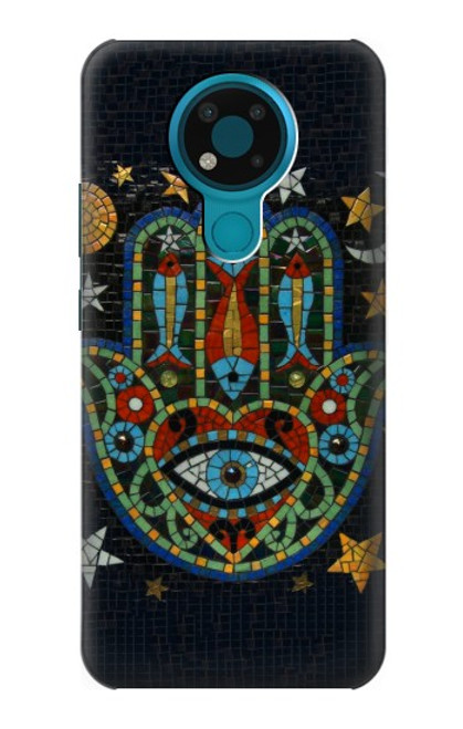 S3175 Hamsa Hand Mosaics Case For Nokia 3.4
