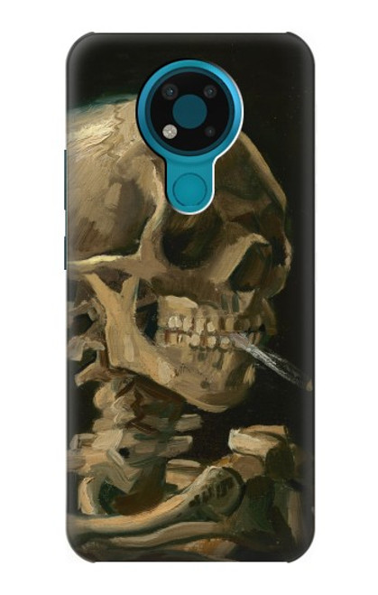 S3358 Vincent Van Gogh Skeleton Cigarette Case For Nokia 3.4