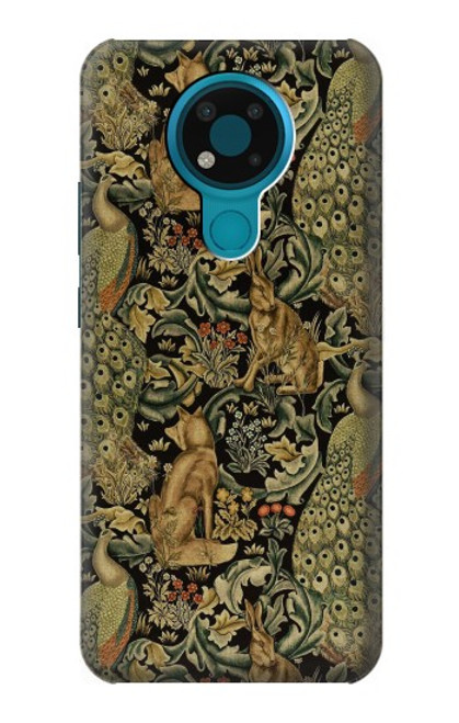 S3661 William Morris Forest Velvet Case For Nokia 3.4