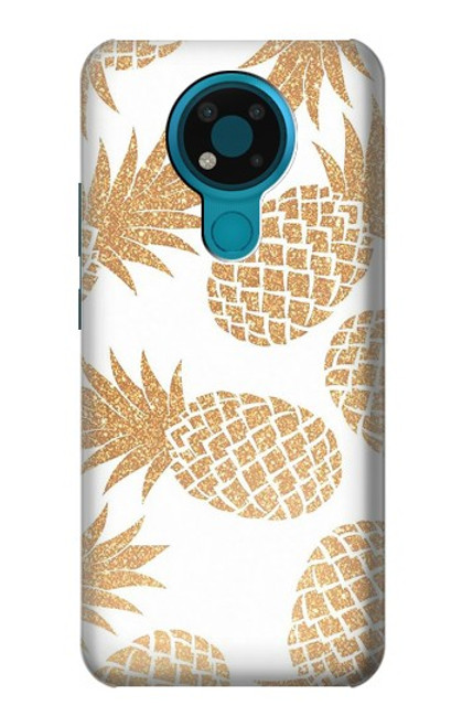 S3718 Seamless Pineapple Case For Nokia 3.4