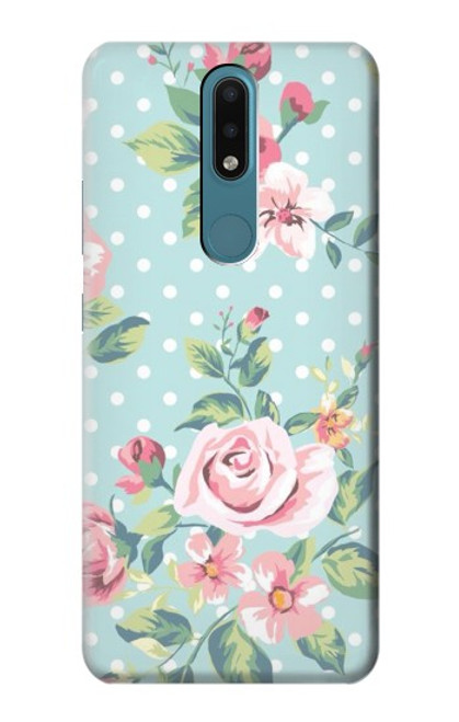 S3494 Vintage Rose Polka Dot Case For Nokia 2.4