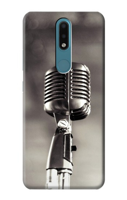 S3495 Vintage Microphone Case For Nokia 2.4