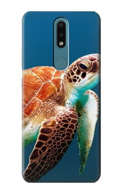 S3497 Green Sea Turtle Case For Nokia 2.4