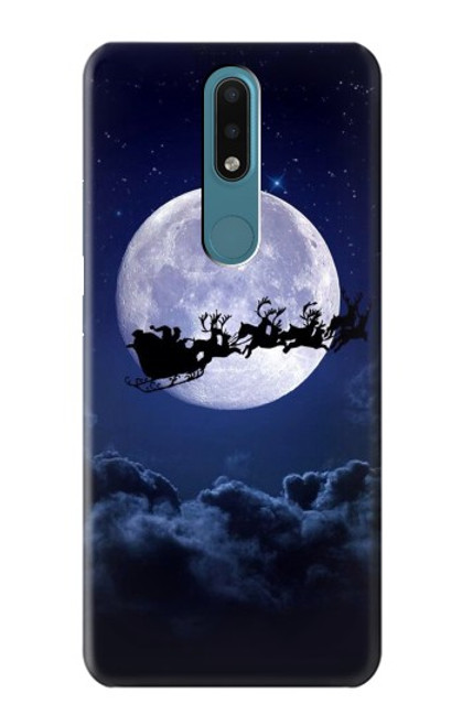 S3508 Xmas Santa Moon Case For Nokia 2.4