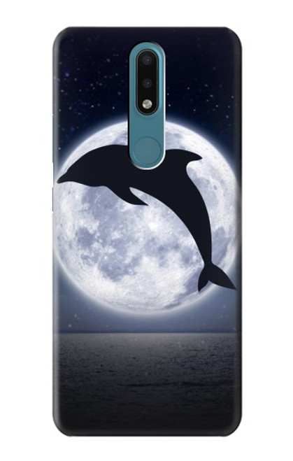 S3510 Dolphin Moon Night Case For Nokia 2.4