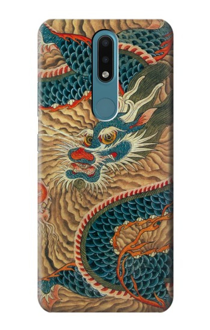 S3541 Dragon Cloud Painting Case For Nokia 2.4