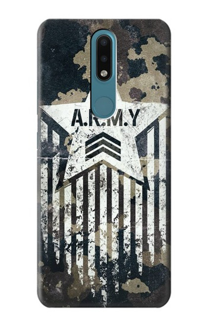 S3666 Army Camo Camouflage Case For Nokia 2.4