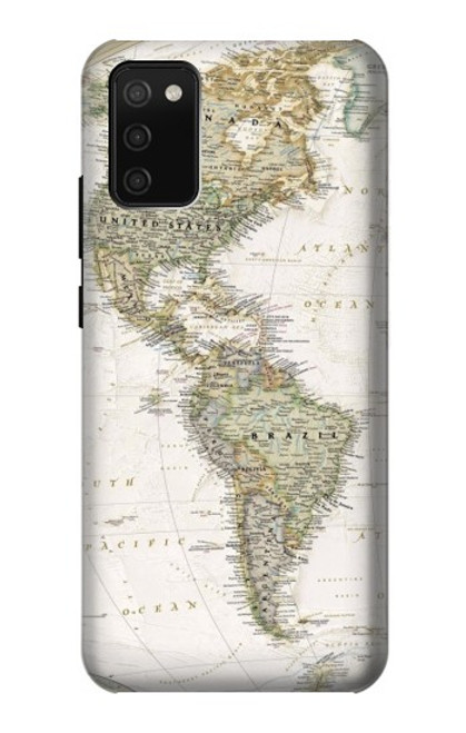 S0604 World Map Case For Samsung Galaxy A02s, Galaxy M02s