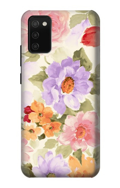 S3035 Sweet Flower Painting Case For Samsung Galaxy A02s, Galaxy M02s