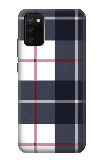 S3452 Plaid Fabric Pattern Case For Samsung Galaxy A02s, Galaxy M02s