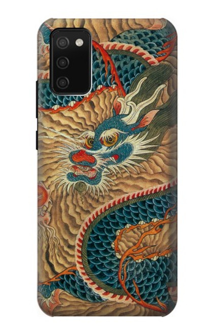 S3541 Dragon Cloud Painting Case For Samsung Galaxy A02s, Galaxy M02s