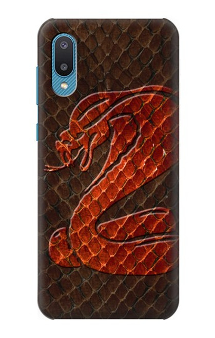 S0663 Cobra Snake Skin Case For Samsung Galaxy A04, Galaxy A02, M02
