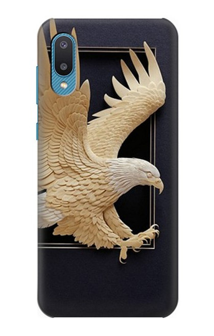 S1383 Paper Sculpture Eagle Case For Samsung Galaxy A04, Galaxy A02, M02