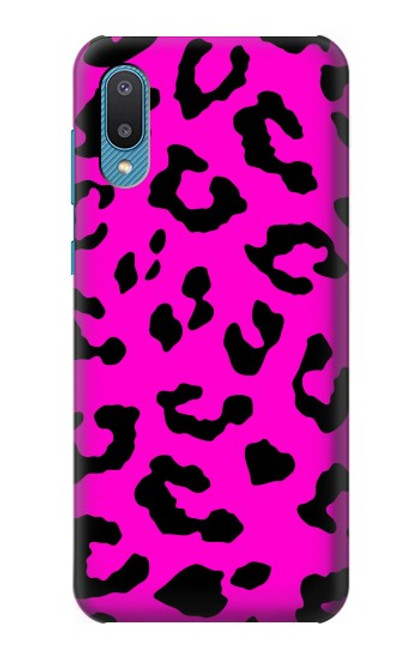 S1850 Pink Leopard Pattern Case For Samsung Galaxy A04, Galaxy A02, M02
