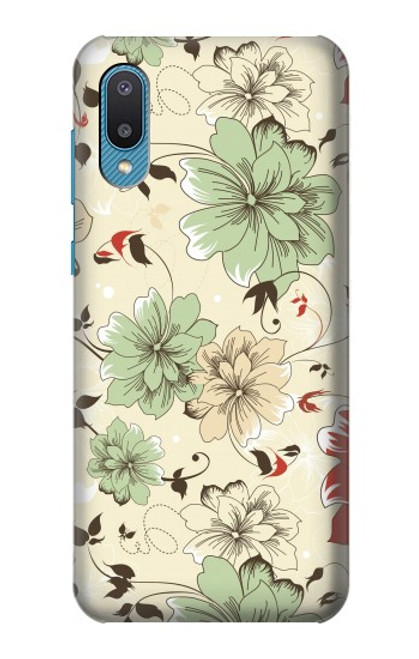 S2179 Flower Floral Vintage Art Pattern Case For Samsung Galaxy A04, Galaxy A02, M02