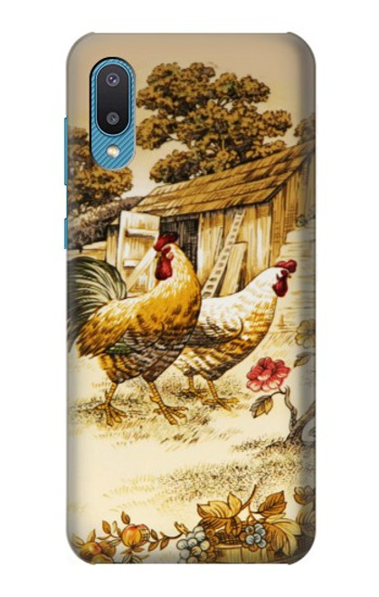 S2181 French Country Chicken Case For Samsung Galaxy A04, Galaxy A02, M02
