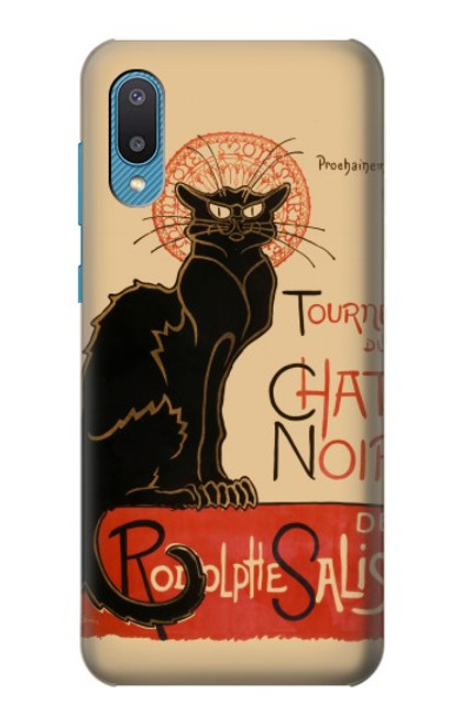 S2739 Chat Noir Black Cat Vintage Case For Samsung Galaxy A04, Galaxy A02, M02