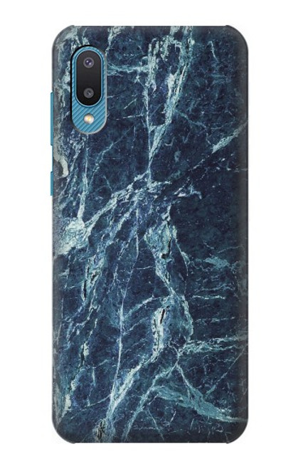 S2799 Light Blue Marble Stone Graphic Printed Case For Samsung Galaxy A04, Galaxy A02, M02