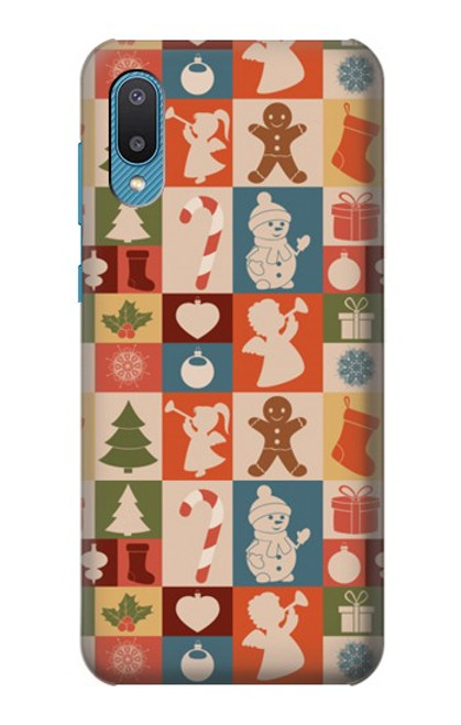 S2854 Cute Xmas Pattern Case For Samsung Galaxy A04, Galaxy A02, M02