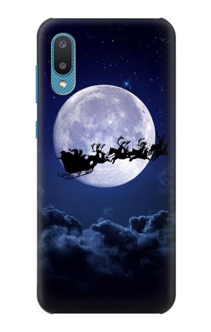 S3508 Xmas Santa Moon Case For Samsung Galaxy A04, Galaxy A02, M02