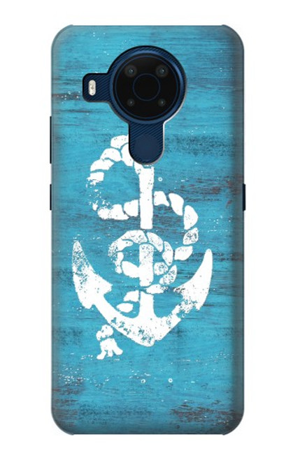 S3053 Marine Anchor Blue Case For Nokia 5.4