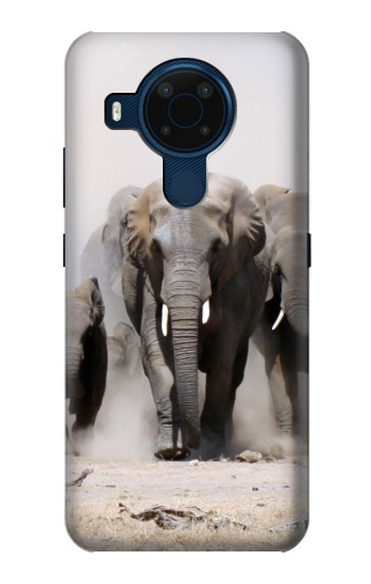 S3142 African Elephant Case For Nokia 5.4