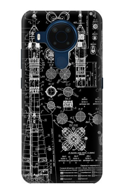 S3436 Apollo Blue Print Case For Nokia 5.4