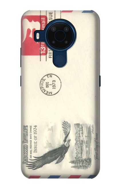 S3551 Vintage Airmail Envelope Art Case For Nokia 5.4