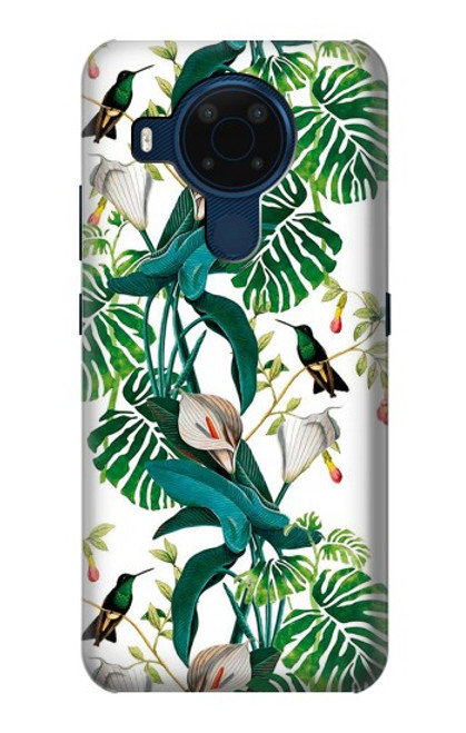 S3697 Leaf Life Birds Case For Nokia 5.4