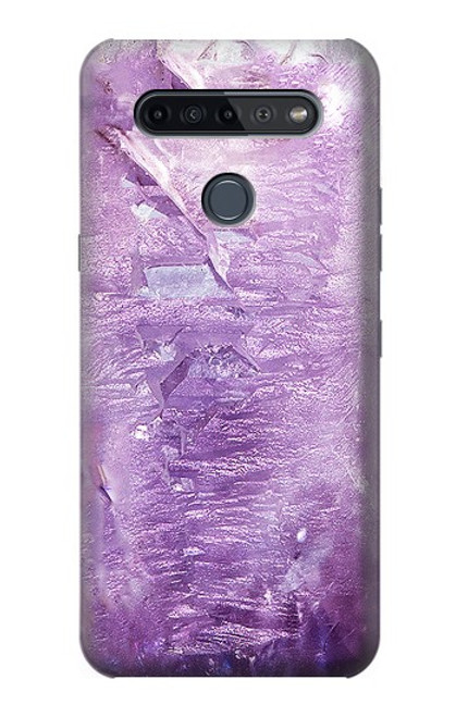 S2690 Amethyst Crystals Graphic Printed Case For LG K51S