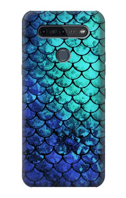 S3047 Green Mermaid Fish Scale Case For LG K51S