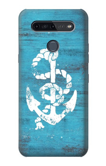 S3053 Marine Anchor Blue Case For LG K51S