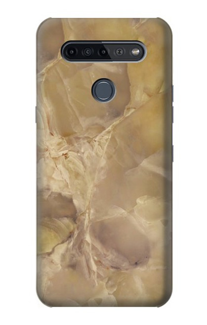 S3240 Yellow Marble Stone Case For LG K51S